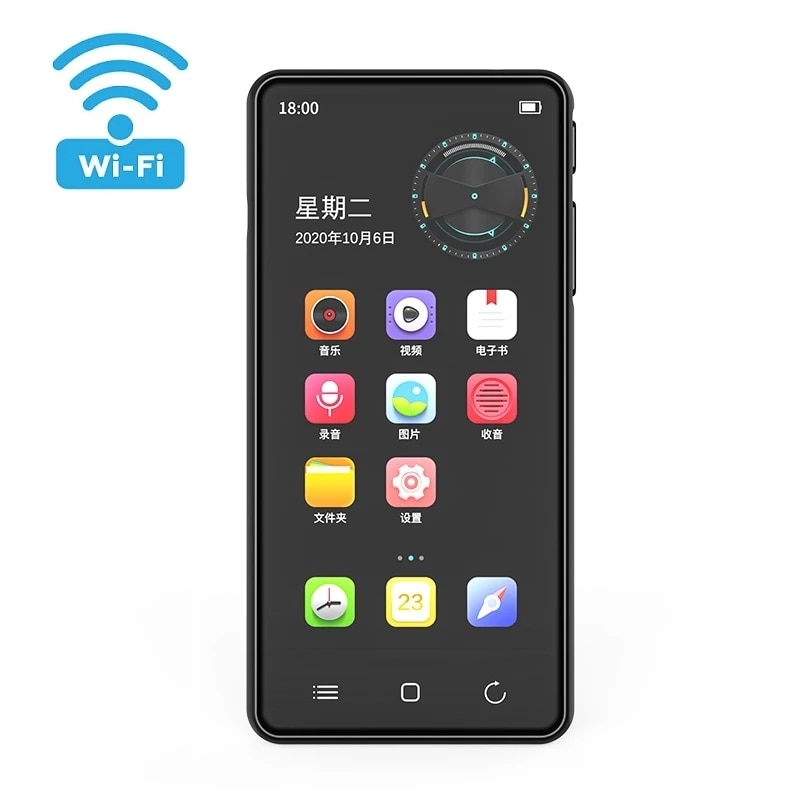 RUIZU   ȵ̵ MP3 ÷̾, BT V5.0 ġ ũ, 4.0 ġ, 16GB  MP3 ÷̾, Ŀ, FM, å, ڴ 